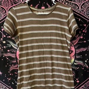 Brown Striped Women’s Top